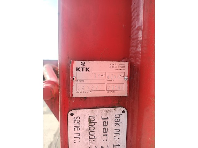 36 m³ haakarm afzetcontainer, ktk, 2019 - afbeelding 7 van  9