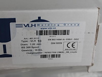 360 dozen lasdraad vlh 10, diameter 1.20 mm, bs 300 spool op 5 pallets. - afbeelding 3 van  3