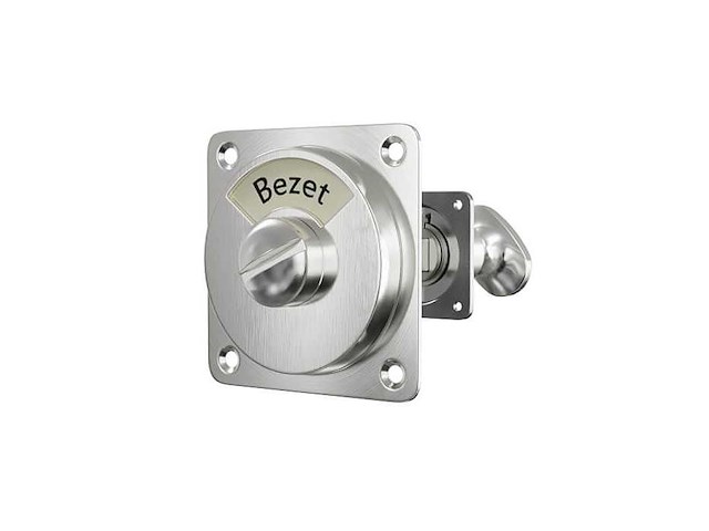 (360x) vrij/bezet slot - nikkel chroom - afbeelding 1 van  1