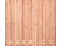 36,2 m1 hout-beton schutting, douglas - afbeelding 2 van  5