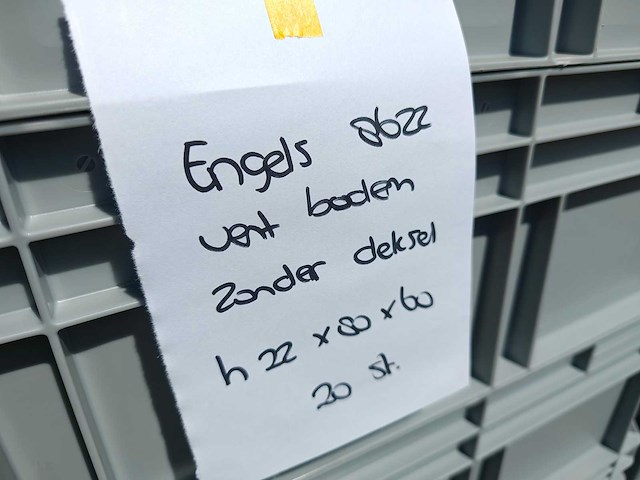 36x engels - e-line normbox 8622 - magazijnbak - afbeelding 5 van  6