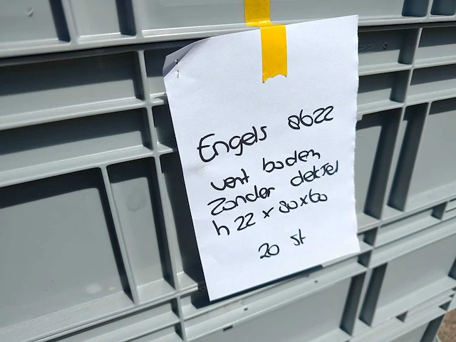 36x engels - e-line normbox 8622 - magazijnbak - afbeelding 7 van  8