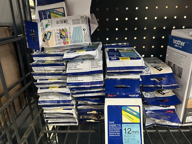 36x labeltape w.o. 12mm en 9mm brother - afbeelding 3 van  4