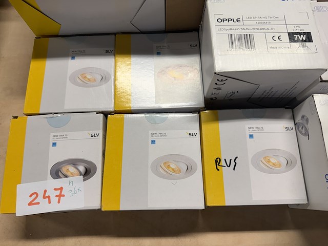 36x partij w.o. spotjes, inbouwdimmer w.o. slv, etn, opple - afbeelding 3 van  9