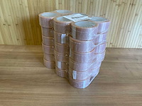 (36x) rol pvc tape 48mm x 66 meter transparant - afbeelding 2 van  2