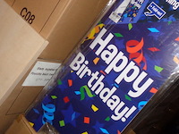 36x warning sign happy birthday - afbeelding 3 van  3