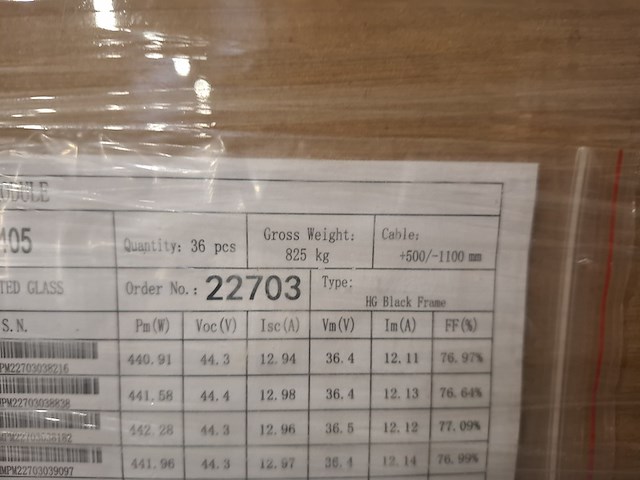 36x zonnepaneel hyundai, hie-s 440hg - afbeelding 5 van  5