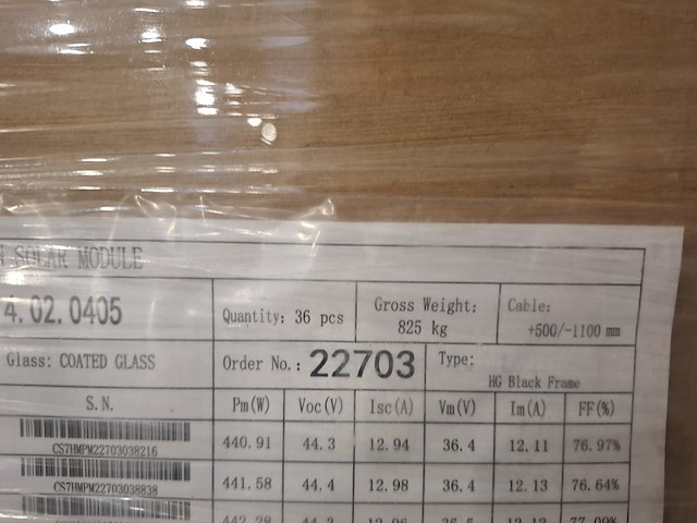 36x zonnepaneel hyundai, hie-s 440hg - afbeelding 5 van  5