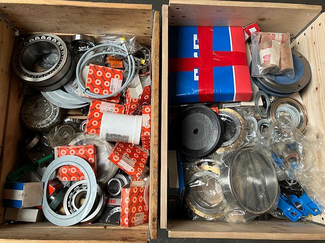 378 kg lagers - skf fag - o.a. 22216 ek en 6214-2z - partij diverse industriële lagers - afbeelding 3 van  9