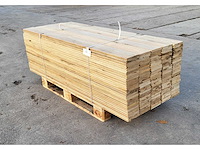 37.8m2 afrikaans eiken vloerdelen 18 x 140 mm, lengte 180 cm (150x) - afbeelding 3 van  6