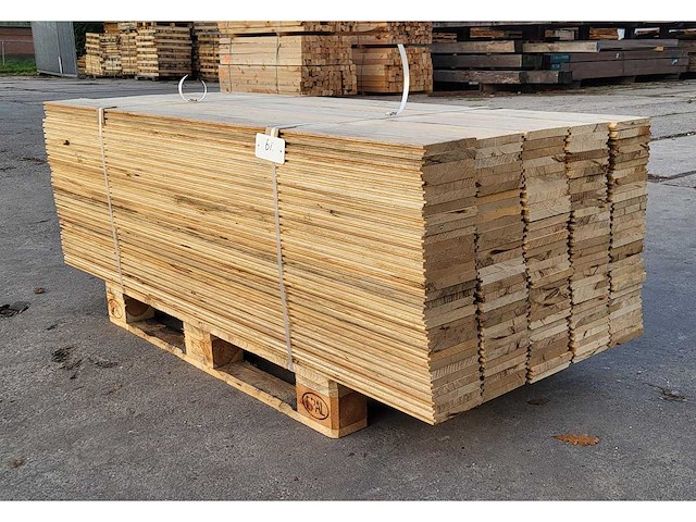 37.8m2 afrikaans eiken vloerdelen 18 x 140 mm, lengte 180 cm (150x) - afbeelding 6 van  6