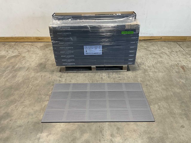 37,9m² hdm akoestische wandpanelen - inox black - 138,8x20,1 cm - afbeelding 1 van  8