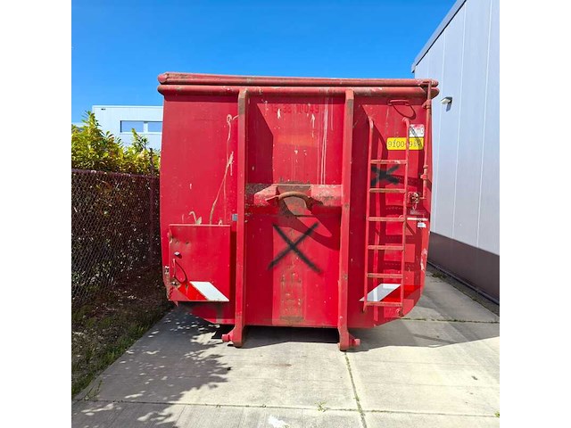 38 m³ haakarm afzetcontainer met deksel, ktk, 2015 - afbeelding 2 van  7