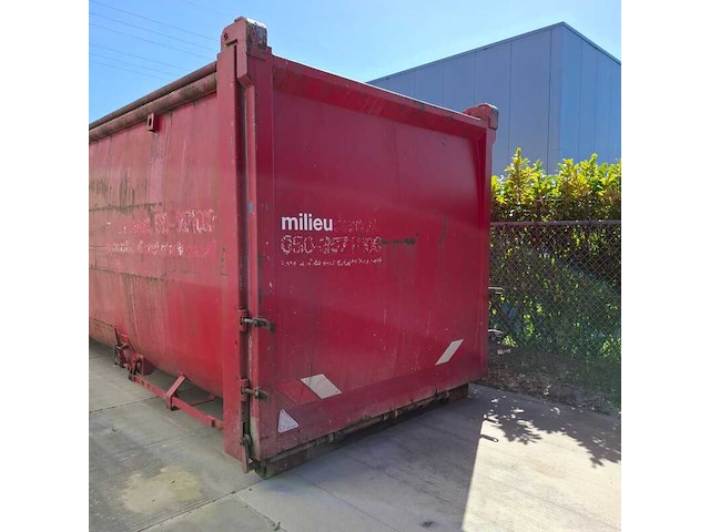 38 m³ haakarm afzetcontainer met deksel, ktk, 2015 - afbeelding 4 van  7