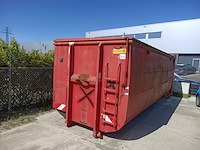 38 m³ haakarm afzetcontainer met deksel, ktk, 2016