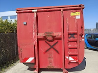38 m³ haakarm afzetcontainer met deksel, ktk, 2016 - afbeelding 3 van  9