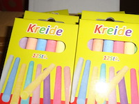 384x schoolkrijt gekleurd 12pcs per pakje - afbeelding 4 van  5