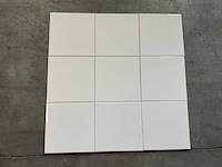 38m² mosa wandtegel roomwit - 15x15 cm