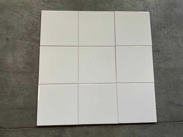 38m² mosa wandtegel roomwit - 15x15 cm - afbeelding 1 van  4