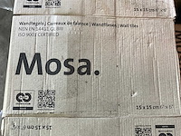 38m² mosa wandtegel roomwit - 15x15 cm - afbeelding 4 van  4