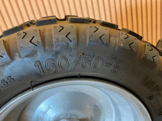 38x ongebruikt band met velg 160/50-8 - afbeelding 6 van  6