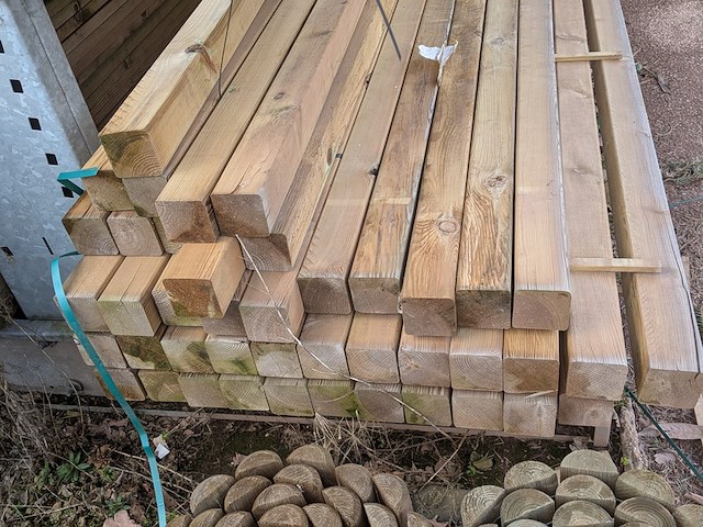 38x tuinpaal grenen - afbeelding 3 van  6