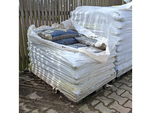 38x zak graniet split a 20 kg gardenlux, rood/grijs - afbeelding 4 van  5