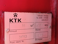 39 m³ haakarm afzetcontainer, ktk, 2017 - afbeelding 5 van  7