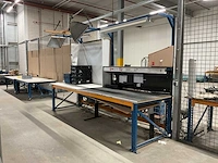 390x120cm werk-/fototafel