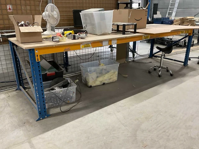 390x122cm werktafel - afbeelding 1 van  2
