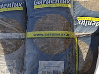 39x zak flachkorn a 20 kg gardenlux, grijs/beige - afbeelding 1 van  5