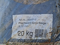 39x zak flachkorn a 20 kg gardenlux, grijs/beige - afbeelding 3 van  5