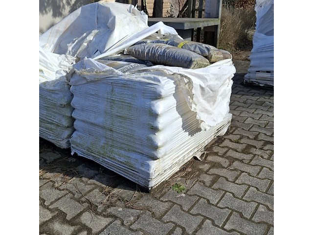 39x zak flachkorn a 20 kg gardenlux, grijs/beige - afbeelding 4 van  5