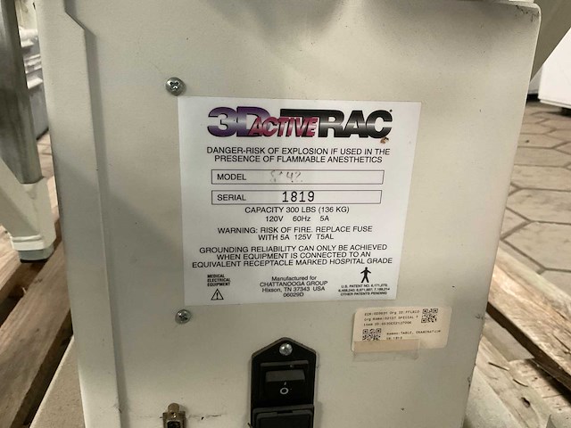 3d active trac examination table - afbeelding 10 van  10