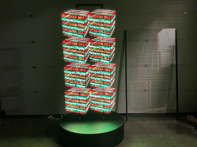 3d hologram led fan projector - afbeelding 1 van  10