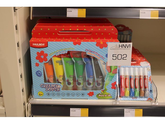 3d kleurenkleisets paulinda, 18 sets in schap. - afbeelding 1 van  2