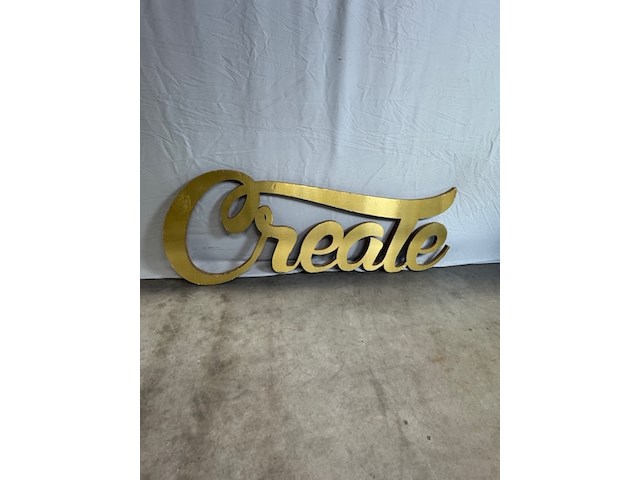3d letters create, goud - afbeelding 1 van  4