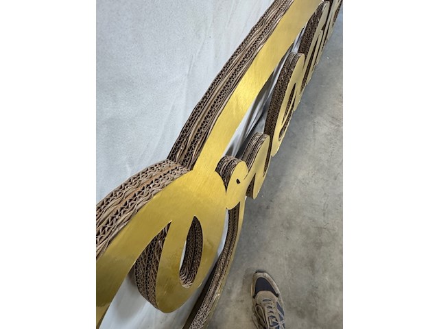 3d letters create, goud - afbeelding 4 van  4