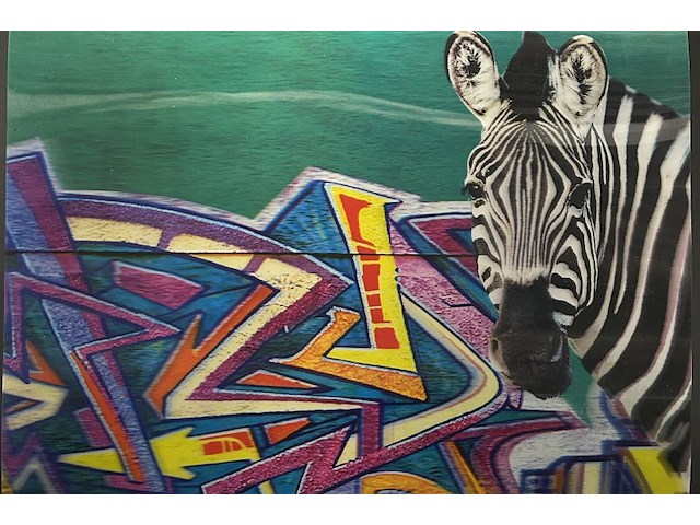 3d poster kunststof - afbeelding 1 van  3