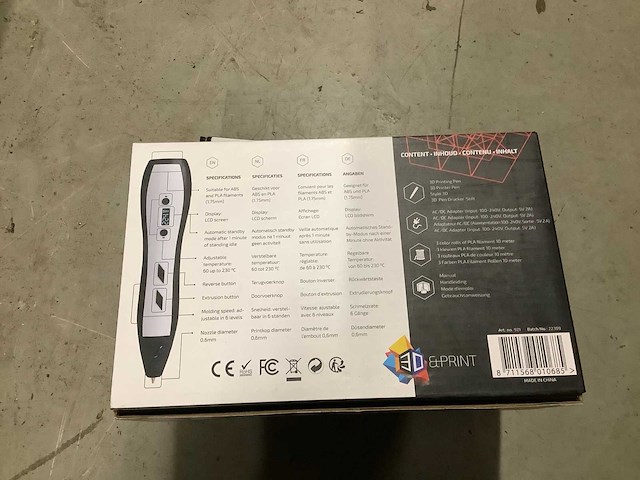 3d print printing pen pro 3d printer (3x) - afbeelding 3 van  5