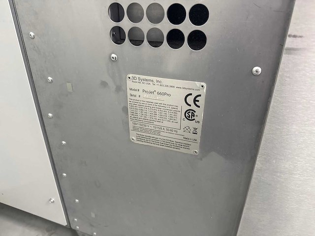 3d systems projet 660 pro professionele full-color 3d printer printer - afbeelding 9 van  17