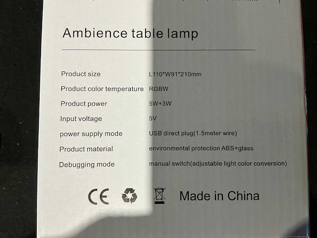 3d tafel lamp (360x) - afbeelding 2 van  7