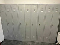 3deurs lockerkast (3x) - afbeelding 3 van  6