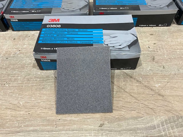 3m - schuurspons 115x140 mm (100x) - afbeelding 3 van  6