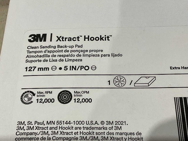 3m - xtract hookit - 127 mm - schuurschijven (10x) - afbeelding 2 van  10