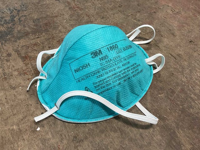 3m 1860 respirator mask (120x) - afbeelding 1 van  3