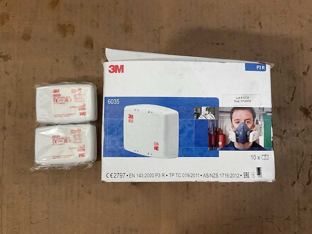 3m 6035 stoffilter (8x) - afbeelding 2 van  2
