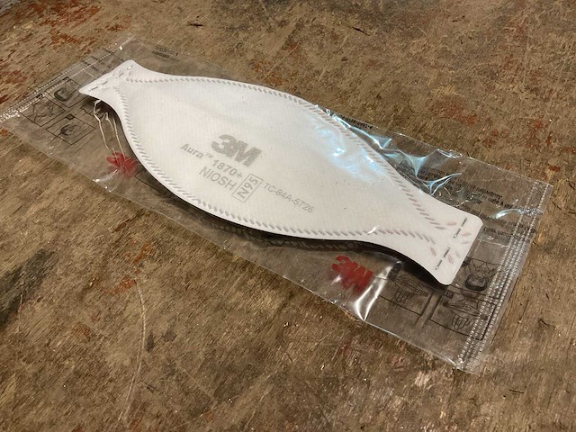 3m aura 1870 partij respirator masks - afbeelding 2 van  4