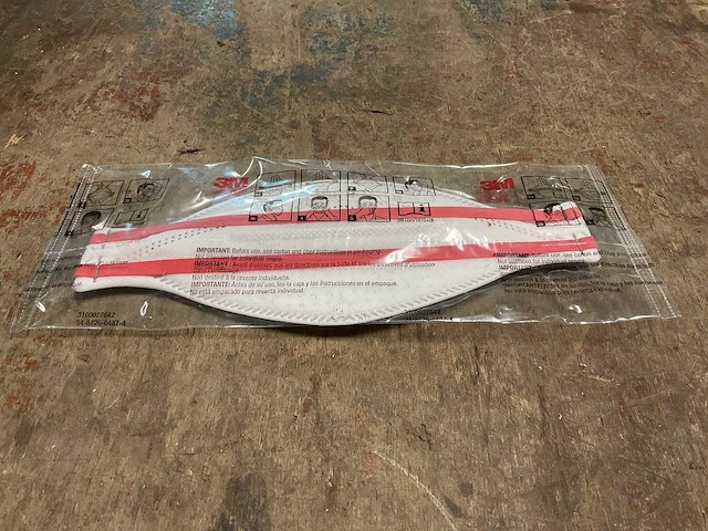 3m aura 1870 partij respirator masks - afbeelding 3 van  4