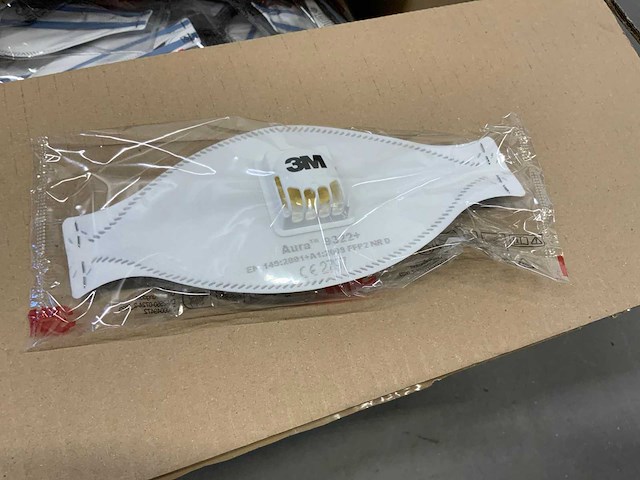 3m aura 9322+ mondkapjes (150x) - afbeelding 1 van  2